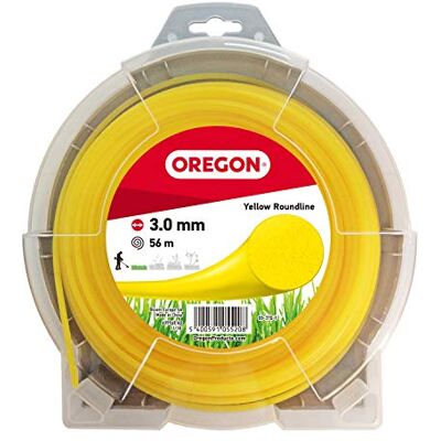 Oregon Żółta okrągła żyłka do podkaszarki 3 mm, żyłka do przycinania obejmuje długą trawę, chwasty, krawędzie i grubą roślinność, profesjonalny wytrzymały nylonowy drut do podkaszarki, pasuje do Oregon Żółta okrągła żyłka do podkaszarki 3 mm, żyłka do przycinania obejmuje długą trawę, chwasty, krawędzie i grubą roślinność, profesjonalny wytrzymały nylonowy drut do podkaszarki, pasuje do