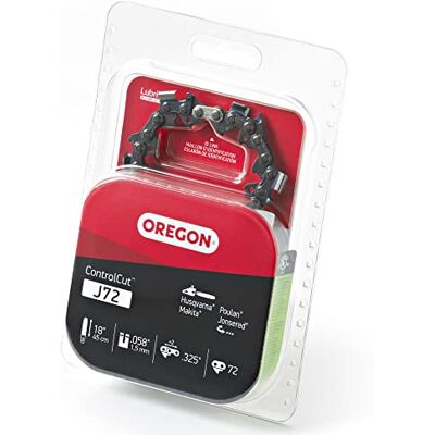 Oregon J72 ControlCut 45 cm łańcuch do piły łańcuchowej, pasuje do Husqvarna, Makita, Poulan, Jonsered Oregon J72 ControlCut 45 cm łańcuch do piły łańcuchowej, pasuje do Husqvarna, Makita, Poulan, Jonsered