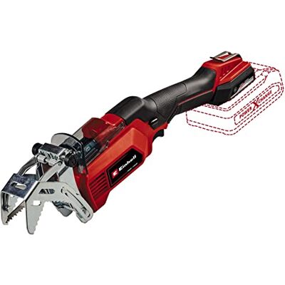 Einhell Akum. piła do gałęzi GE-GS 18/150 Li-Solo Power X-Change (18 V, gr. cięcia maks. 100 mm, wysokość podnoszenia 20 mm, zdejmowany uchwyt do gałęzi, w tym 2 x brzeszczot kwb, bez akumulatora) Einhell Akum. piła do gałęzi GE-GS 18/150 Li-Solo Power X-Change (18 V, gr. cięcia maks. 100 mm, wysokość podnoszenia 20 mm, zdejmowany uchwyt do gałęzi, w tym 2 x brzeszczot kwb, bez akumulatora)