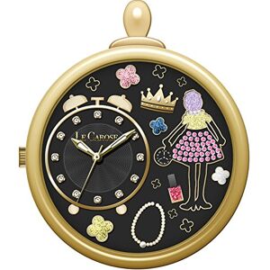 ORCIP06 Le Carose Zegarek Kieszonkowy Kobiety Cebula casual dorsz. , Czarny, Nowoczesny ORCIP06 Le Carose Zegarek Kieszonkowy Kobiety Cebula casual dorsz. , Czarny, Nowoczesny