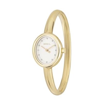 TW2056 Breil Zegarek damski HOOP MONO-COLOR SREBRNY Mechanizm TYLKO CZAS 2 KWARTOWE LANCETY i BRANSOLETKA ZŁOTA STALOWA TW2056 Breil Zegarek damski HOOP MONO-COLOR SREBRNY Mechanizm TYLKO CZAS 2 KWARTOWE LANCETY i BRANSOLETKA ZŁOTA STALOWA