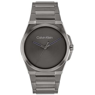 25200458 Calvin Klein Zegarek kwarcowy z trzema rękami dla mężczyzn META-Minimal Collection z szarą bransoletką ze stali nierdzewnej 25200458 Calvin Klein Zegarek kwarcowy z trzema rękami dla mężczyzn META-Minimal Collection z szarą bransoletką ze stali nierdzewnej