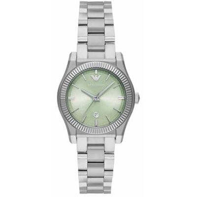 AR11656 Emporio Armani zegarek dla kobiet, 32 mm mechanizm kwarcowy z trzema wskazówkami i paskiem ze stali nierdzewnej AR11656 Emporio Armani zegarek dla kobiet, 32 mm mechanizm kwarcowy z trzema wskazówkami i paskiem ze stali nierdzewnej