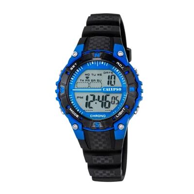 K5684/5 Calypso Zegarek cyfrowy unisex z plastikową bransoletką K5684/5 Calypso Zegarek cyfrowy unisex z plastikową bransoletką