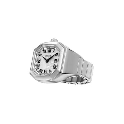 ES5482 Fossil Damski Srebrny 16MM Pierścionek Zegarek ze Stali Nierdzewnej, ES5482 Fossil Damski Srebrny 16MM Pierścionek Zegarek ze Stali Nierdzewnej,