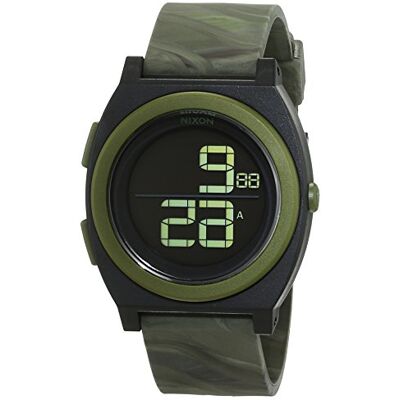 A4171727-00 Nixon Damski zegarek na rękę Time talerz Digi Marbled Camo cyfrowy kwarcowy silikon A4171727-00 Nixon Damski zegarek na rękę Time talerz Digi Marbled Camo cyfrowy kwarcowy silikon