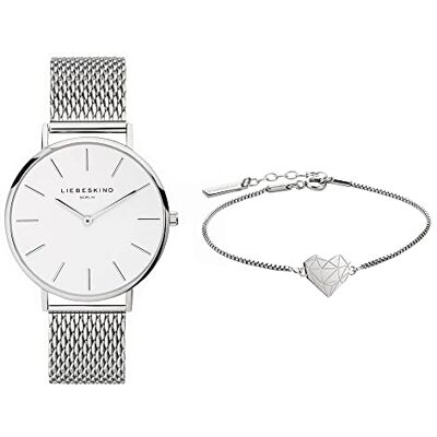 LS-0102-MQB Liebeskind Berlin Kobiety Zegarek, Srebrny, 38 mm LS-0102-MQB Liebeskind Berlin Kobiety Zegarek, Srebrny, 38 mm