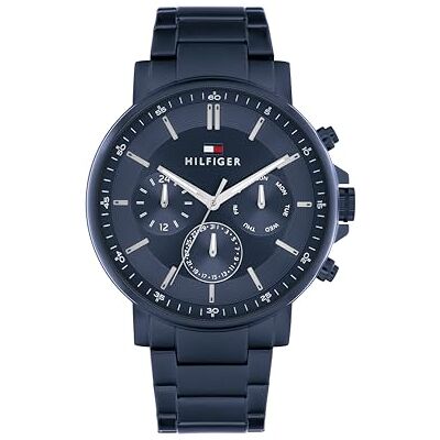 1710705 Tommy Hilfiger Męski analogowy zegarek kwarcowy z bransoletą ze stali nierdzewnej 1710705 Tommy Hilfiger Męski analogowy zegarek kwarcowy z bransoletą ze stali nierdzewnej