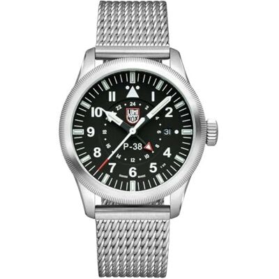 XA.9522 Luminox Męski analogowy szwajcarski zegarek kwarcowy z paskiem ze stali nierdzewnej , Srebrny, 42 mm, Nowoczesny XA.9522 Luminox Męski analogowy szwajcarski zegarek kwarcowy z paskiem ze stali nierdzewnej , Srebrny, 42 mm, Nowoczesny