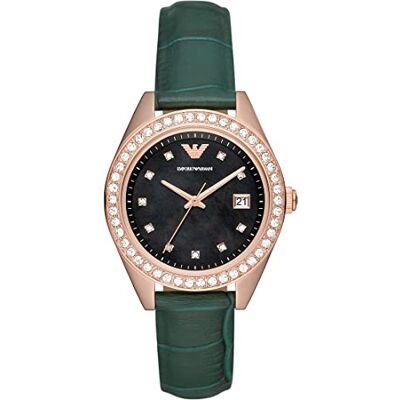AR11506 Emporio Armani Zegarek dla kobiet, 36mm Kwarcowy trzywskazówkowy mechanizm z paskiem ze stali nierdzewnej, skórzanym lub ceramicznym AR11506 Emporio Armani Zegarek dla kobiet, 36mm Kwarcowy trzywskazówkowy mechanizm z paskiem ze stali nierdzewnej, skórzanym lub ceramicznym