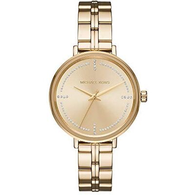 MK3792 Michael Kors Damski Bridgette Zegarek na Rękę, Złoty, Ø 38 mm MK3792 Michael Kors Damski Bridgette Zegarek na Rękę, Złoty, Ø 38 mm