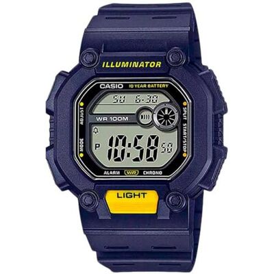 S7201587 Casio Męski analogowy cyfrowy zegarek automatyczny z paskiem , wielokolorowa, Pasek S7201587 Casio Męski analogowy cyfrowy zegarek automatyczny z paskiem , wielokolorowa, Pasek