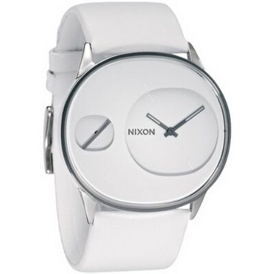 A186100-00 Nixon Damski zegarek na rękę analogowy skóra , biały, One Size, pasek A186100-00 Nixon Damski zegarek na rękę analogowy skóra , biały, One Size, pasek