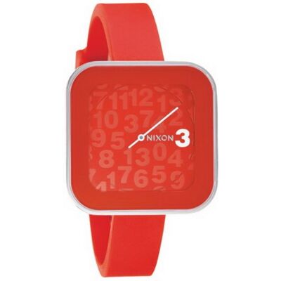 A162200-00 Nixon Damski zegarek na rękę analogowy cyfrowy silikon , czerwony, pasek A162200-00 Nixon Damski zegarek na rękę analogowy cyfrowy silikon , czerwony, pasek