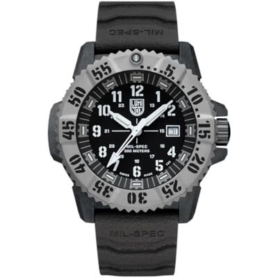 XL.3351.SET Luminox Męski analogowy zegarek automatyczny z gumową bransoletką , czarny, Pasek XL.3351.SET Luminox Męski analogowy zegarek automatyczny z gumową bransoletką , czarny, Pasek