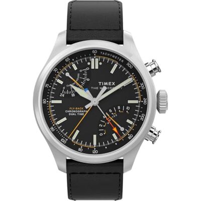 TW2Y70000 Timex Męski zegarek kwarcowy z wieloma tarczami Waterbury Ace Fly-Back TW2Y70000 Timex Męski zegarek kwarcowy z wieloma tarczami Waterbury Ace Fly-Back