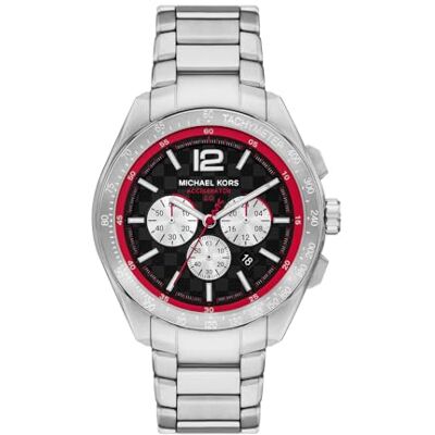 MK9176 Michael Kors męski zegarek Accelerator 2 kwarcowy mechanizm chronografu z paskiem ze stali szlachetnej MK9176 Michael Kors męski zegarek Accelerator 2 kwarcowy mechanizm chronografu z paskiem ze stali szlachetnej