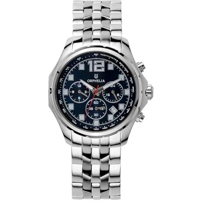 OR82700 Orphelia męski zegarek na rękę La Grande Dual Time kwarcowy bransoletka Silber Metal OR82700 Orphelia męski zegarek na rękę La Grande Dual Time kwarcowy bransoletka Silber Metal