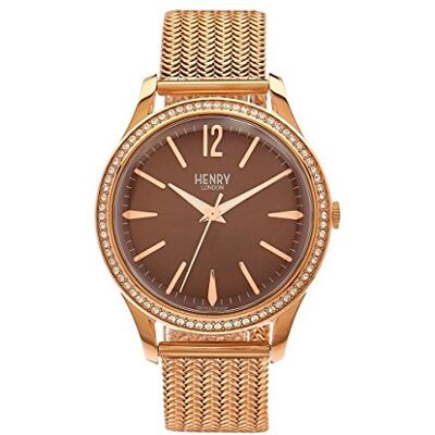 HL39-SM-0124 Henry London Unisex zegarek na rękę Harrow analogowy kwarcowy stal szlachetna HL39-SM-0124 Henry London Unisex zegarek na rękę Harrow analogowy kwarcowy stal szlachetna