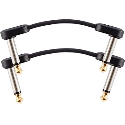 Waves D'Addario Flat Kabel Patch Gitarowy 2 in Right Angle, 2 Sztuk Waves D'Addario Flat Kabel Patch Gitarowy 2 in Right Angle, 2 Sztuk