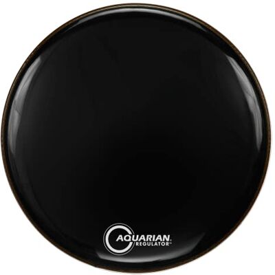 Aquarian Regulator 61 cm (24 cale) Bass Drum futro czarny Aquarian Regulator 61 cm (24 cale) Bass Drum futro czarny