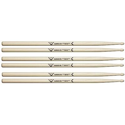 Vater Pałeczki perkusyjne VSP35ACL seria 5A Classics hikora drewniana końcówka 3 pary w opakowaniu Vater Pałeczki perkusyjne VSP35ACL seria 5A Classics hikora drewniana końcówka 3 pary w opakowaniu