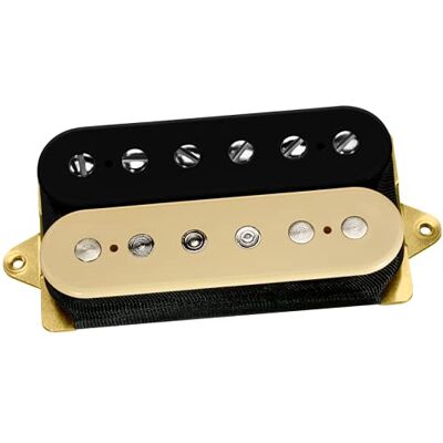 DiMarzio DP500BC Super PAF Ceramic – High-Output humbucker do gitary elektrycznej – styl vintage, Bridge Pickup, czarny/kremowy DiMarzio DP500BC Super PAF Ceramic – High-Output humbucker do gitary elektrycznej – styl vintage, Bridge Pickup, czarny/kremowy