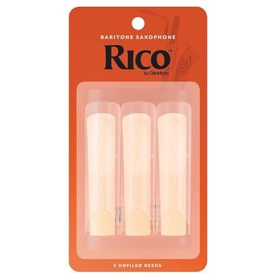 Rico Organic Saksofonu Barytonowego Stroiki Twardość 2.0, 3 Sztuk Rico Organic Saksofonu Barytonowego Stroiki Twardość 2.0, 3 Sztuk