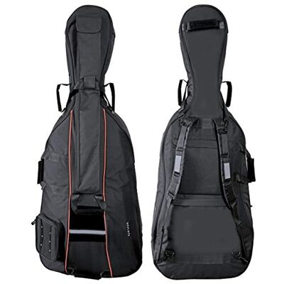 GEWA Torba na wiolonczelę Premium, rozmiar 3/4, z 10 mm wyściółka, kieszenią na smyczek i szelkami plecakowymi GEWA Torba na wiolonczelę Premium, rozmiar 3/4, z 10 mm wyściółka, kieszenią na smyczek i szelkami plecakowymi