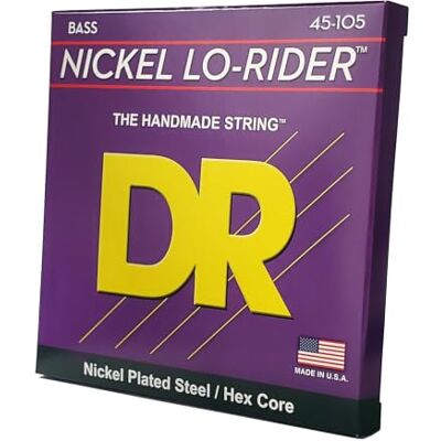 DR Strings DR Struny Lo-Rider niklowane basy średnie DR Strings DR Struny Lo-Rider niklowane basy średnie