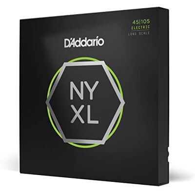 D'Addario Struny do Gitary Basowej NYXL 45-105, Regular Light/Medium, 4-Strunowe D'Addario Struny do Gitary Basowej NYXL 45-105, Regular Light/Medium, 4-Strunowe