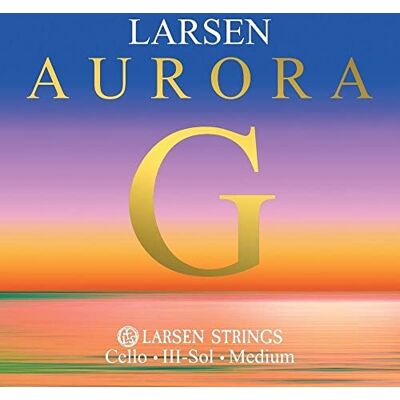 LARSEN STRINGS Larsen Aurora Cello 4/4 struna G pojedyncza struna Medium napięcie 13,8kg/ 30.4lbs LARSEN STRINGS Larsen Aurora Cello 4/4 struna G pojedyncza struna Medium napięcie 13,8kg/ 30.4lbs