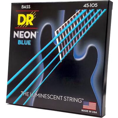 DR Strings DR String NBB-45 Neon Blue struny do gitary basowej DR Strings DR String NBB-45 Neon Blue struny do gitary basowej