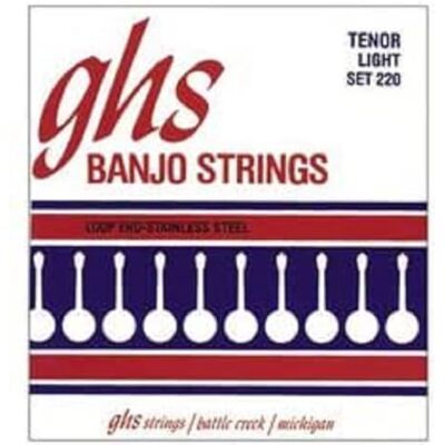 GHS Strings Zestaw strun Tenorbanjo Bronze GHS 210, fosfor, 9-28 GHS Strings Zestaw strun Tenorbanjo Bronze GHS 210, fosfor, 9-28