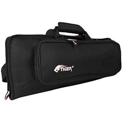 Tiger wyściełana trąbka Gig Bag czarna obudowa Tiger wyściełana trąbka Gig Bag czarna obudowa