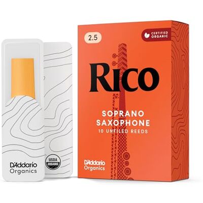 D'Addario Rico Stroiki 2,5 Strength do saksofonu sopranowego (10 sztuk) D'Addario Rico Stroiki 2,5 Strength do saksofonu sopranowego (10 sztuk)