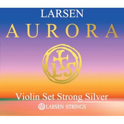 LARSEN STRINGS Zestaw strun skrzypcowych Larsen Aurora 4/4 z D Silver Strong LARSEN STRINGS Zestaw strun skrzypcowych Larsen Aurora 4/4 z D Silver Strong