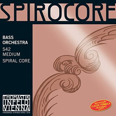 Thomastik-Infeld Thomastik Einzelsaite für Kontrabass 4/4 Spirocore G-Saite Spiralkern, Chrom umsponnen, Orchesterstimmung, weich Thomastik-Infeld Thomastik Einzelsaite für Kontrabass 4/4 Spirocore G-Saite Spiralkern, Chrom umsponnen, Orchesterstimmung, weich