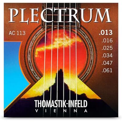 Thomastik-Infeld Thomastik Saiten für Akustikgitarre Plectrum Acoustic Series Satz AC111 Light .011-.050 nickelfrei Thomastik-Infeld Thomastik Saiten für Akustikgitarre Plectrum Acoustic Series Satz AC111 Light .011-.050 nickelfrei