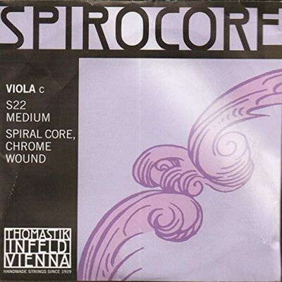 Thomastik-Infeld Thomastik Einzelsaite für Viola 4/4 Spirocore C-Saite Spiralkern Chromstahl umsponnen, mittel Thomastik-Infeld Thomastik Einzelsaite für Viola 4/4 Spirocore C-Saite Spiralkern Chromstahl umsponnen, mittel