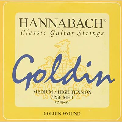 Hannabach Struny do gitary klasycznej Seria 725 Medium/High Tension Goldin E6-7256MHT Hannabach Struny do gitary klasycznej Seria 725 Medium/High Tension Goldin E6-7256MHT