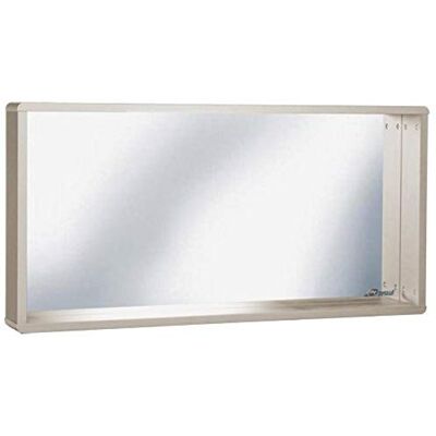 Phoenix Miami 745701TP lustro ścienne z ramą i półką, drewno, kolor taupe, 13 x 110 x 55 cm Phoenix Miami 745701TP lustro ścienne z ramą i półką, drewno, kolor taupe, 13 x 110 x 55 cm