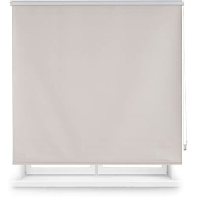 Interblind Roleta zwijana Premium Opaco Liso Rozmiar 120x175 cm Szerokość na wysokość Tkanina 117x170 cm Srebrny Izolacja termiczna Światło, Zimno i Ciepło Interblind Roleta zwijana Premium Opaco Liso Rozmiar 120x175 cm Szerokość na wysokość Tkanina 117x170 cm Srebrny Izolacja termiczna Światło, Zimno i Ciepło