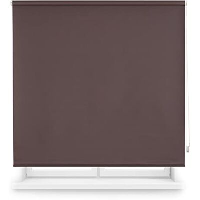 Interblind Premium Opaco Liso roleta zwijana Rozmiar 100x175 cm Wymiary tkaniny 97x170 cm Szara roleta termiczna Izolacja światła, zimna i ciepła Interblind Premium Opaco Liso roleta zwijana Rozmiar 100x175 cm Wymiary tkaniny 97x170 cm Szara roleta termiczna Izolacja światła, zimna i ciepła