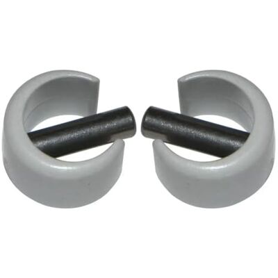 cyclingcolors 2 x klips mocujący z trzpieniem Ø 4 mm, do korby rolety, Ø 13 mm, na zewnątrz, szary, kolor szary, żaluzja okienna, klips zamykający cyclingcolors 2 x klips mocujący z trzpieniem Ø 4 mm, do korby rolety, Ø 13 mm, na zewnątrz, szary, kolor szary, żaluzja okienna, klips zamykający