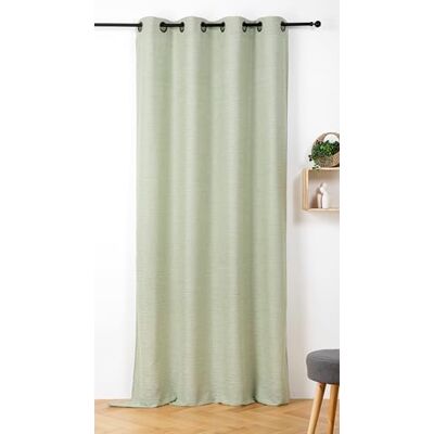 LINDER Zasłona puszysta w dotyku o wyglądzie futra styl naturalny wykończenie oczek lufy karabinowej kolor zielony wymiary 145 x 240 cm 100% poliester Kolekcja Maureen LINDER Zasłona puszysta w dotyku o wyglądzie futra styl naturalny wykończenie oczek lufy karabinowej kolor zielony wymiary 145 x 240 cm 100% poliester Kolekcja Maureen