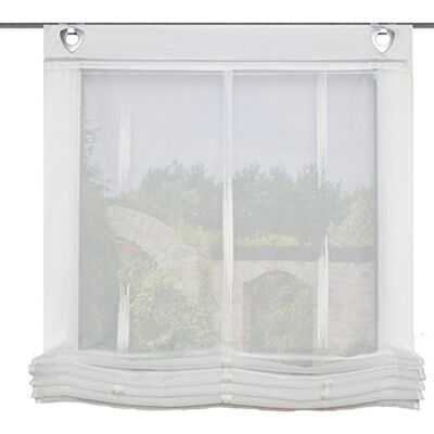 Home Fashion Roleta rzymska, materiał, naturalna, 140 x 80 cm Home Fashion Roleta rzymska, materiał, naturalna, 140 x 80 cm