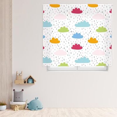 Blindecor Cyfrowy Roleta zwijana z przezroczystym nadrukiem Rodzina dzieci Model F-LLUVIACOLOR 130 x 180 cm (szerokość na wysokość), rozmiar tkaniny 126 x 175 cm Rolety okienne Blindecor Cyfrowy Roleta zwijana z przezroczystym nadrukiem Rodzina dzieci Model F-LLUVIACOLOR 130 x 180 cm (szerokość na wysokość), rozmiar tkaniny 126 x 175 cm Rolety okienne