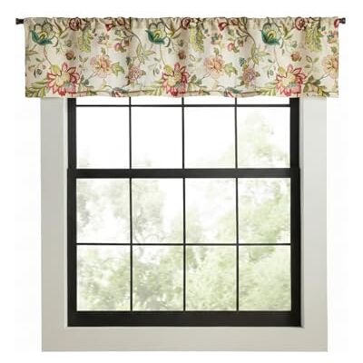 Ellis Curtain Brissac dopasowana falbana, 183 x 38 cm, czerwona Ellis Curtain Brissac dopasowana falbana, 183 x 38 cm, czerwona