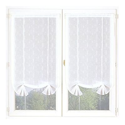 Homemaison Carpentier & Gute Helden 40077 zasłona poliestrowa biała 140 x 60 cm Homemaison Carpentier & Gute Helden 40077 zasłona poliestrowa biała 140 x 60 cm